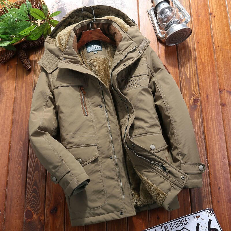 Multi-pocket padded fleece jacket - Image 3