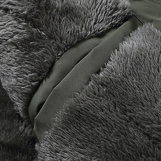 Multi-pocket padded fleece jacket - Image 8