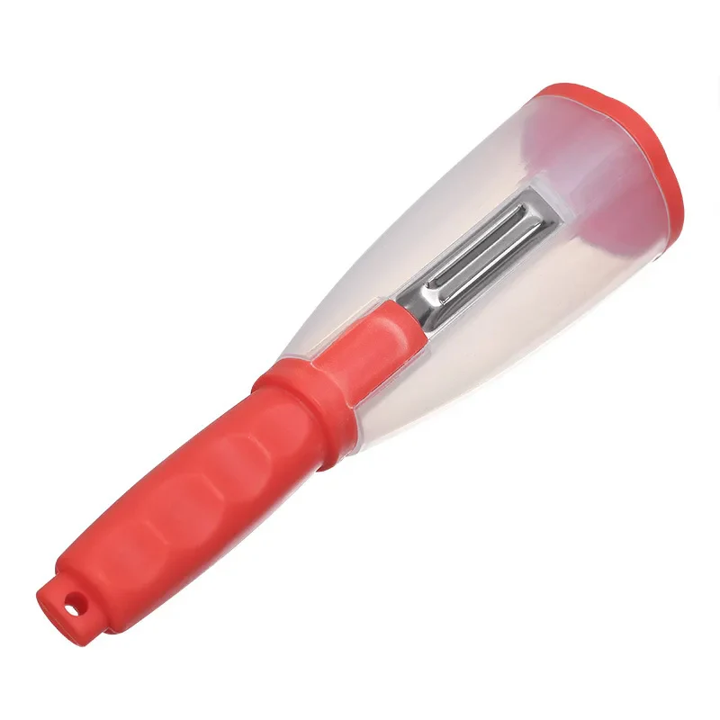 Multifunction Apple and Vegetable Peeler with Storage Tube - Image 6
