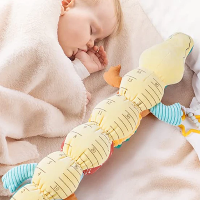 Musical Baby Rattle Stuffed Plush Sensory Caterpillar - Image 3