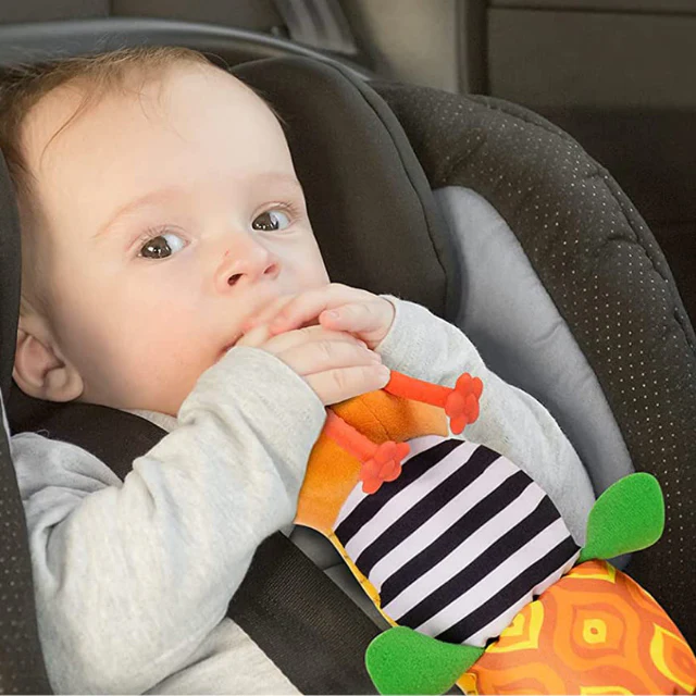 Musical Baby Rattle Stuffed Plush Sensory Caterpillar - Image 5