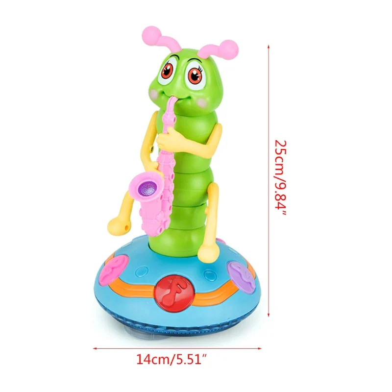 Musical Dancing Saxophone Caterpillar Toy - Image 2