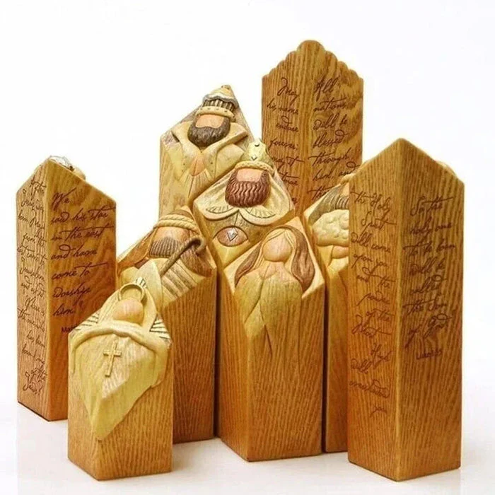 Nativity Scene Column Statues - Image 6