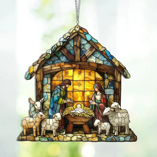 Nativity Scene Suncatcher - Image 3