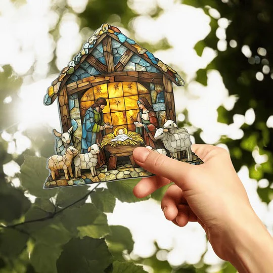 Nativity Scene Suncatcher - Image 4