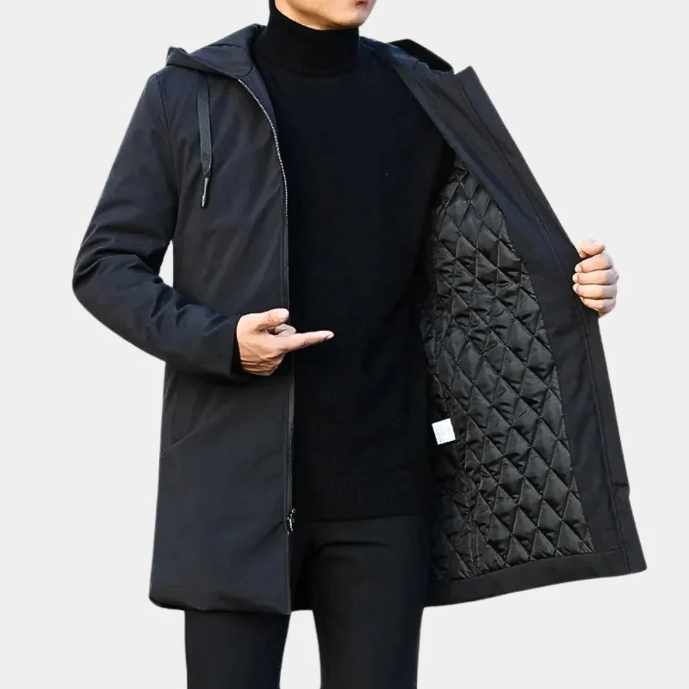 Neat Long Men's Coat
