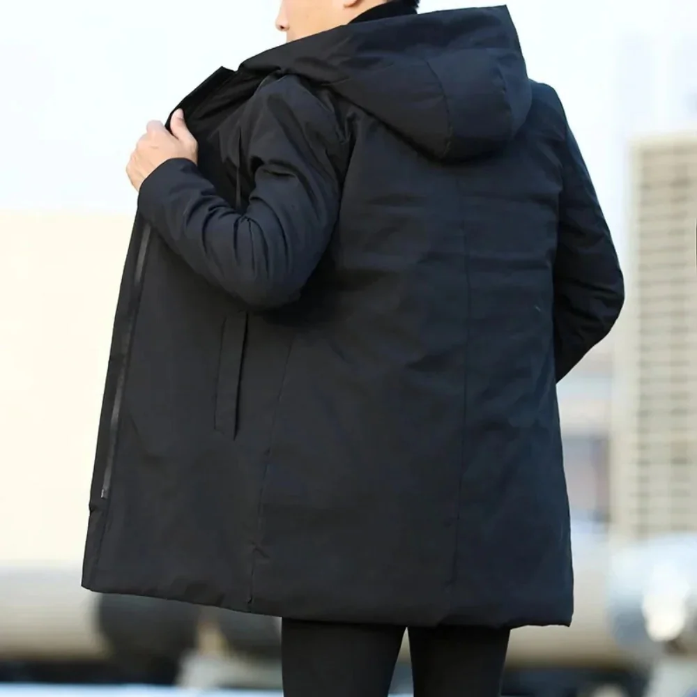 Neat Long Men's Coat - Image 2