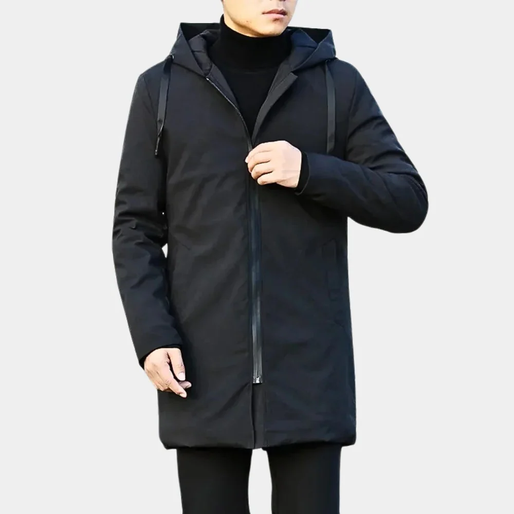 Neat Long Men's Coat - Image 3