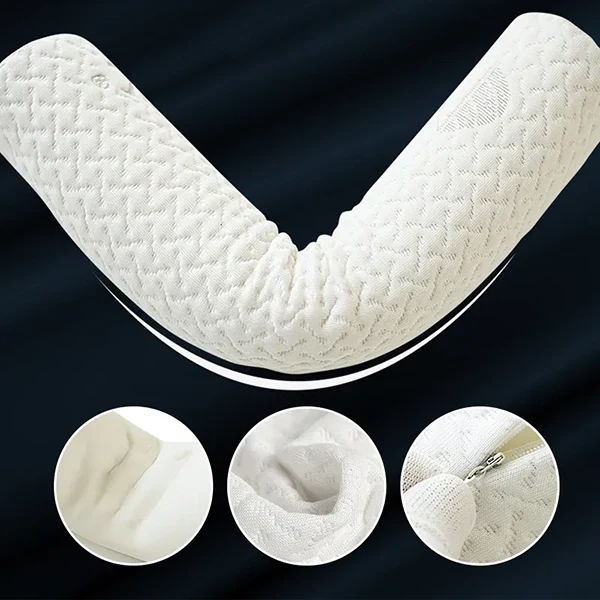 Neck Roll Pillow Made Of Memory Foam - Image 5