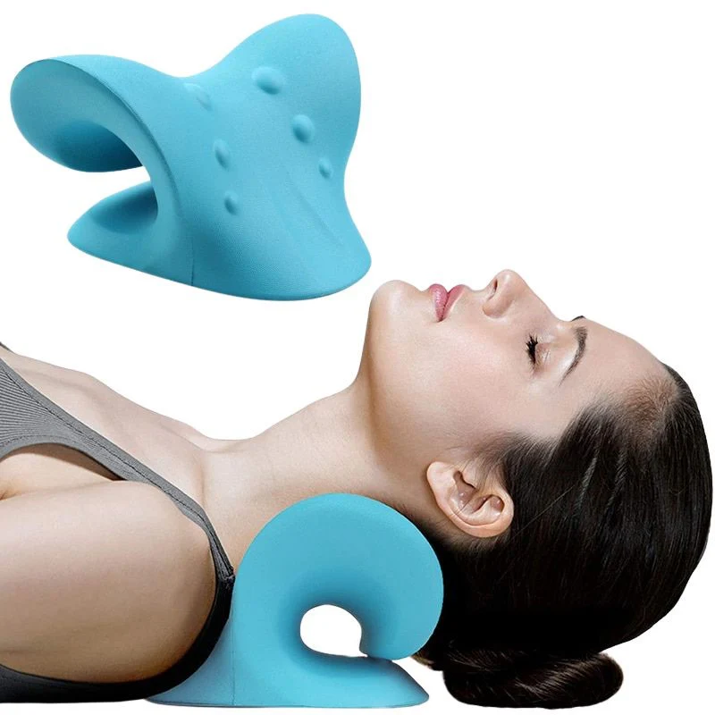 Neck Stretcher Cervical Chiropractic Traction Device Pillow for Pain Relief - Image 2