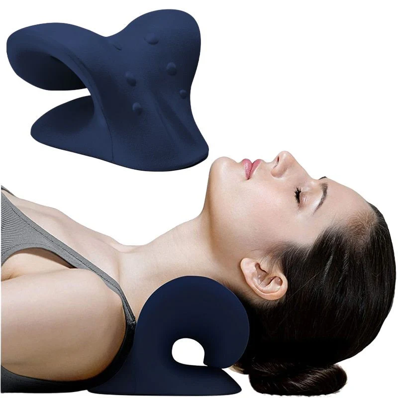 Neck Stretcher Cervical Chiropractic Traction Device Pillow for Pain Relief - Image 4