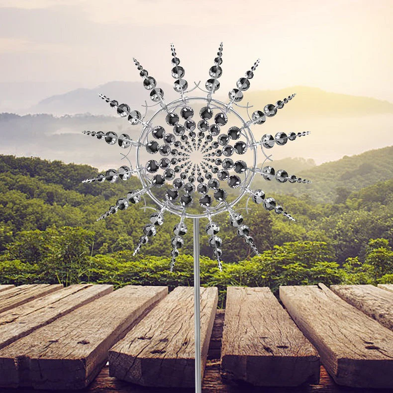 New Anti-Rust Magical Metal Windmill-Kinetic Metal Wind Spinners - Image 3