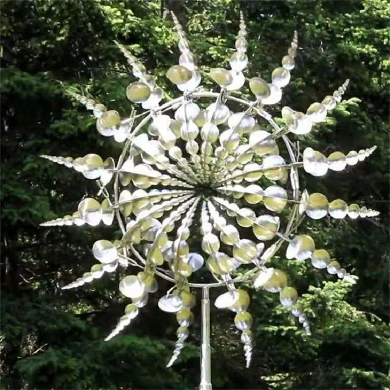New Anti-Rust Magical Metal Windmill-Kinetic Metal Wind Spinners - Image 5