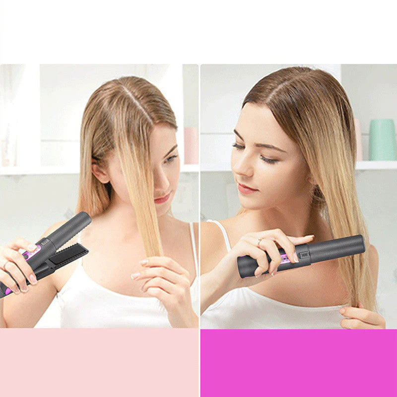 New USB Charging Mini Wireless Travel Hair Iron - Image 3