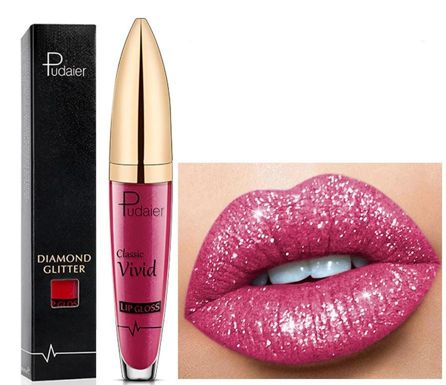 No-Transfer Liquid Glitter Lipstick - Image 3