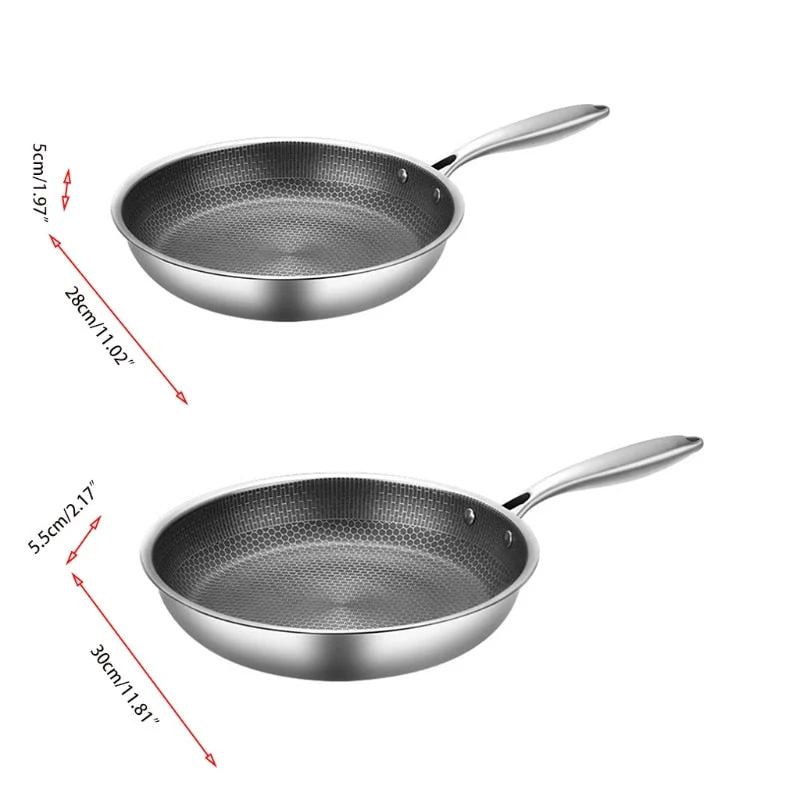 Non-Stick Stainless Steel Frying Pan - Image 9