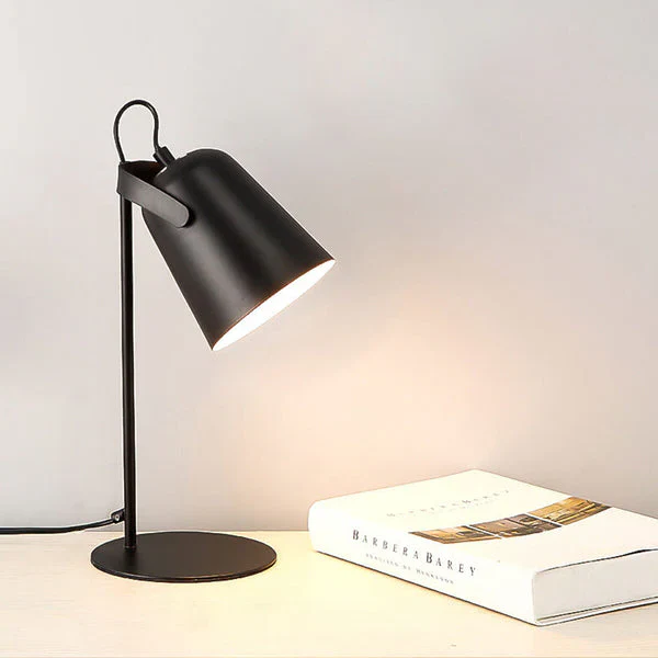 Nordic Macaron Color Creative Iron Bucket Design Light Table Lamp - Image 5