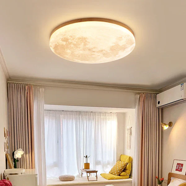 Nordic Minimalist Moon Acrylic LED Mount Ceiling Light - Image 2