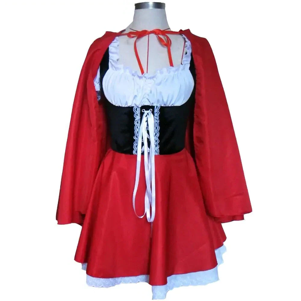 Official Little Red Riding Hooded Dress Woman Costume - Image 2