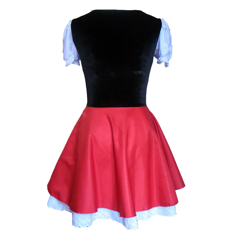 Official Little Red Riding Hooded Dress Woman Costume - Image 4