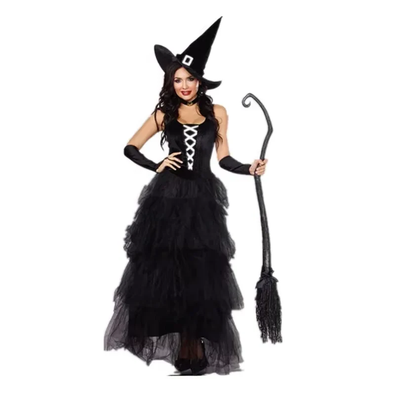 Official Witch Costume Masquerade Party Adult Role-Play - Image 5