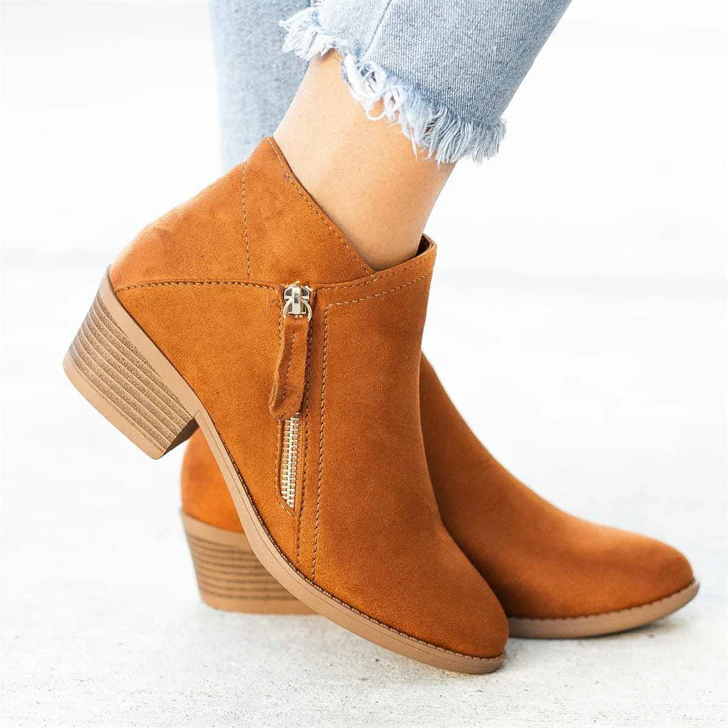 Orthopaedic leather boots for women - Image 2