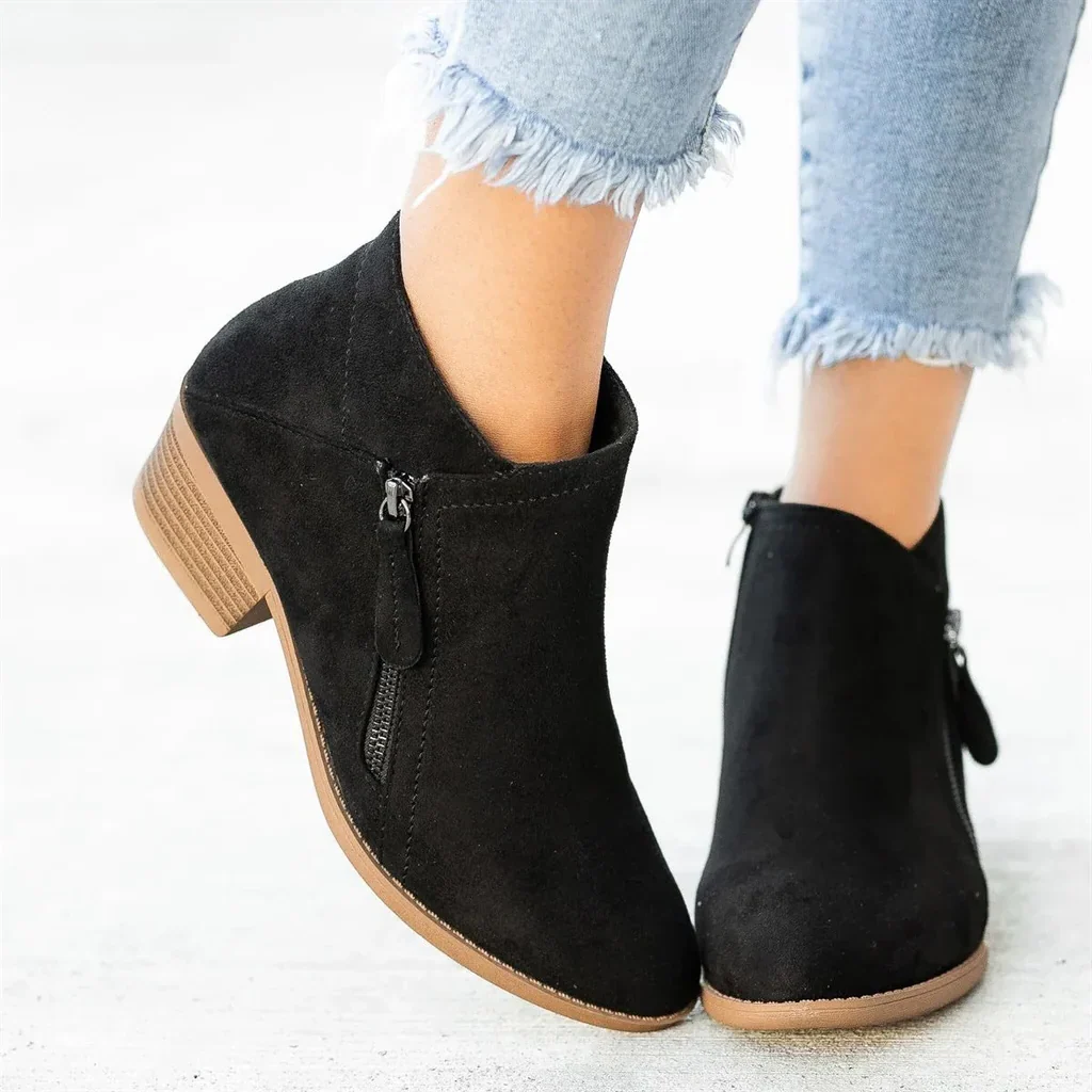 Orthopaedic leather boots for women - Image 3
