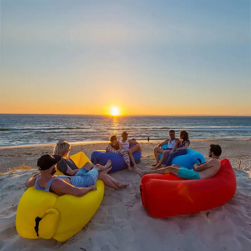 Outdoor Air Lounger - Handy Air Mattress for Comfortable Outdoor Adventures - Image 6