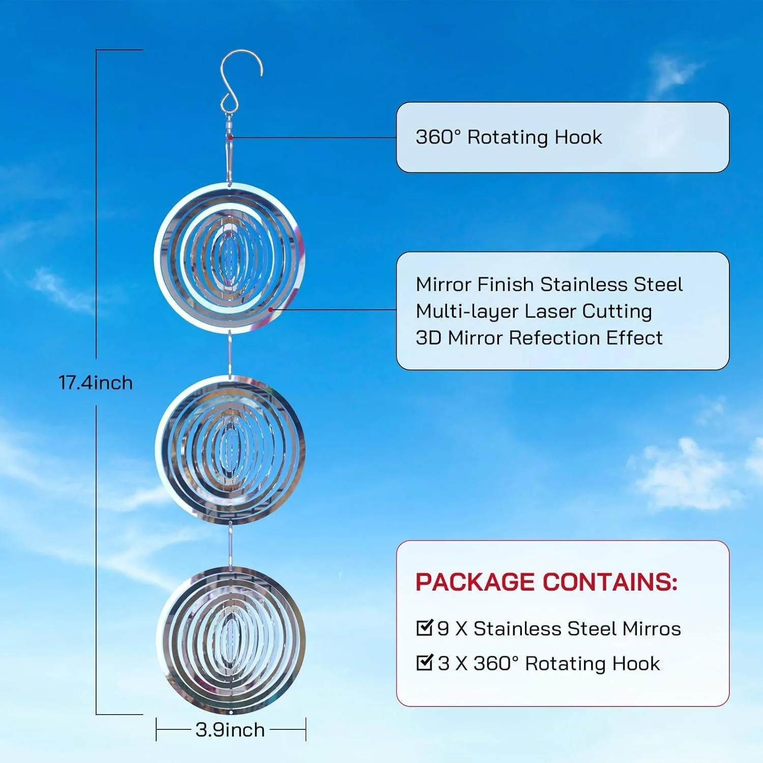 Outdoor Bird Deterrents Scare Device - Image 5