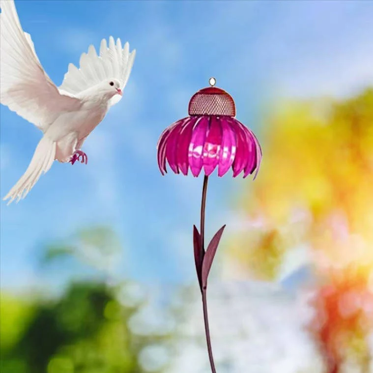 Outdoor Flower Bird Feeder - Image 2