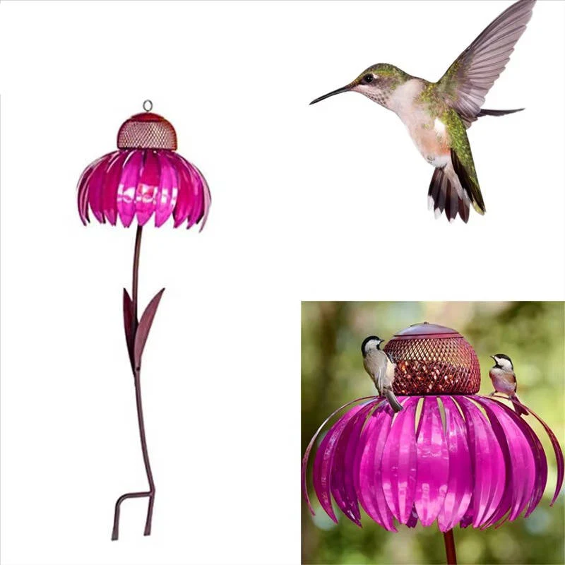 Outdoor Flower Bird Feeder - Image 7