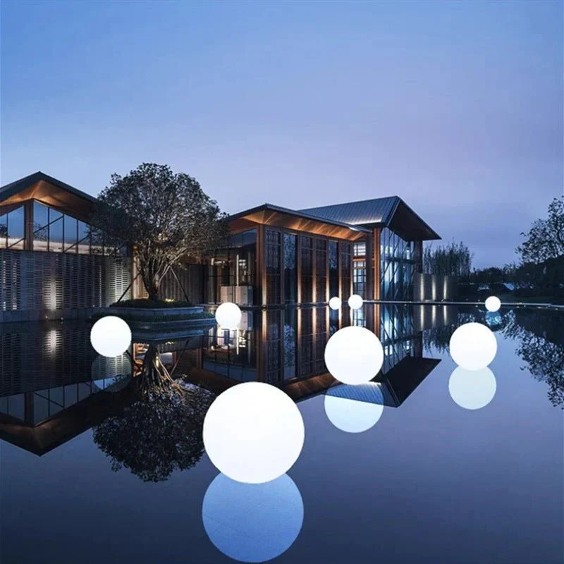 Outdoor Globe Light - Wireless, Weatherproof, 16 Colors LED Sphere light - Image 2