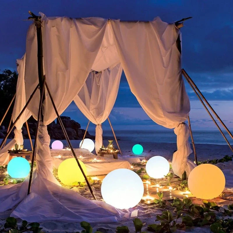 Outdoor Globe Light - Wireless, Weatherproof, 16 Colors LED Sphere light - Image 4