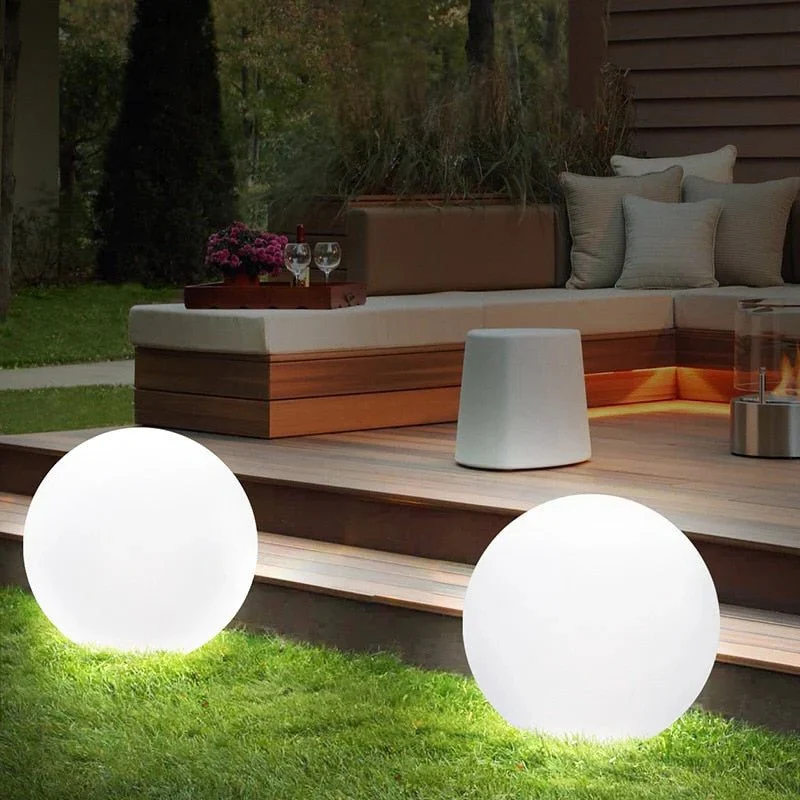 Outdoor Globe Light - Wireless, Weatherproof, 16 Colors LED Sphere light - Image 5