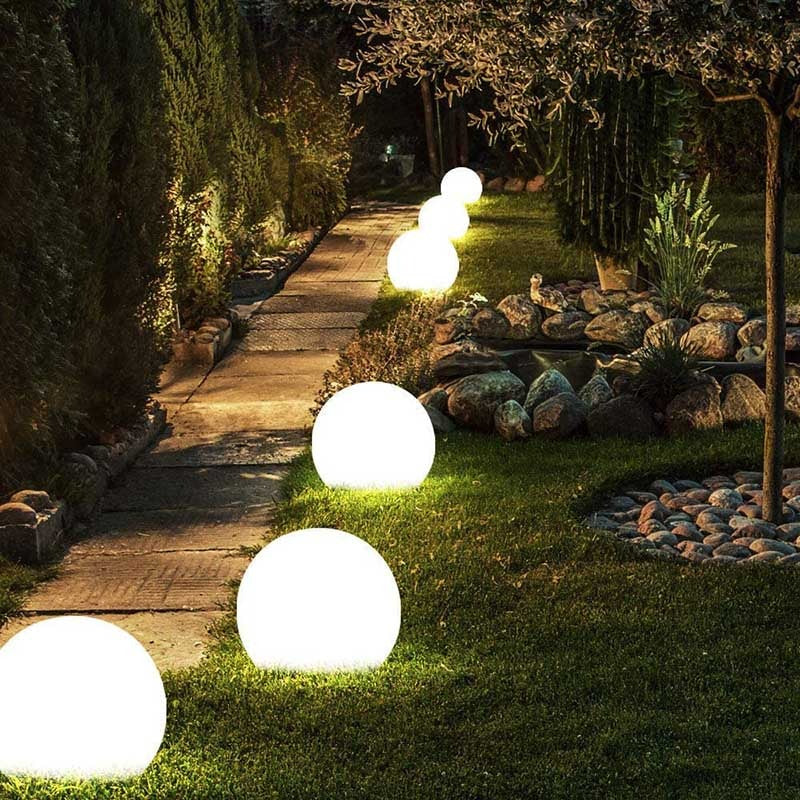 Outdoor Globe Light - Wireless, Weatherproof, 16 Colors LED Sphere light - Image 7