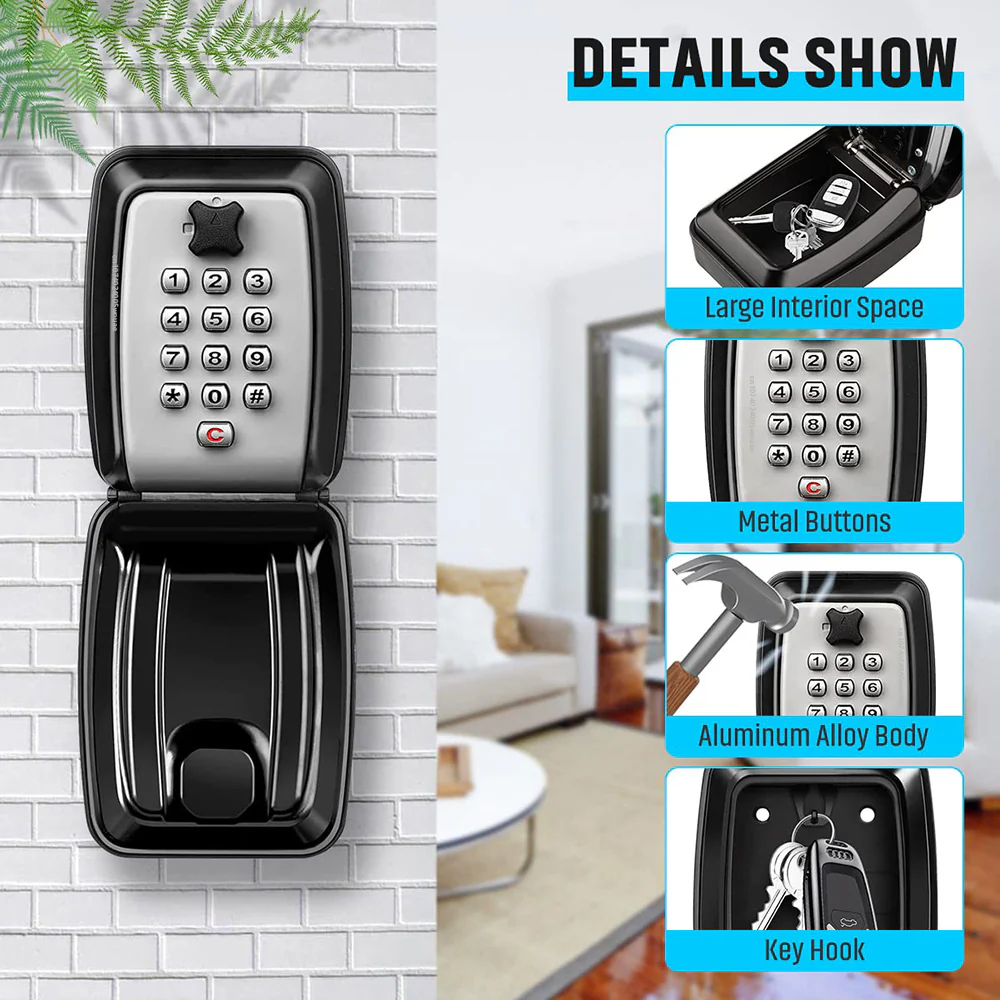 Outdoor Key Cabinet Safe Key Box - Image 4