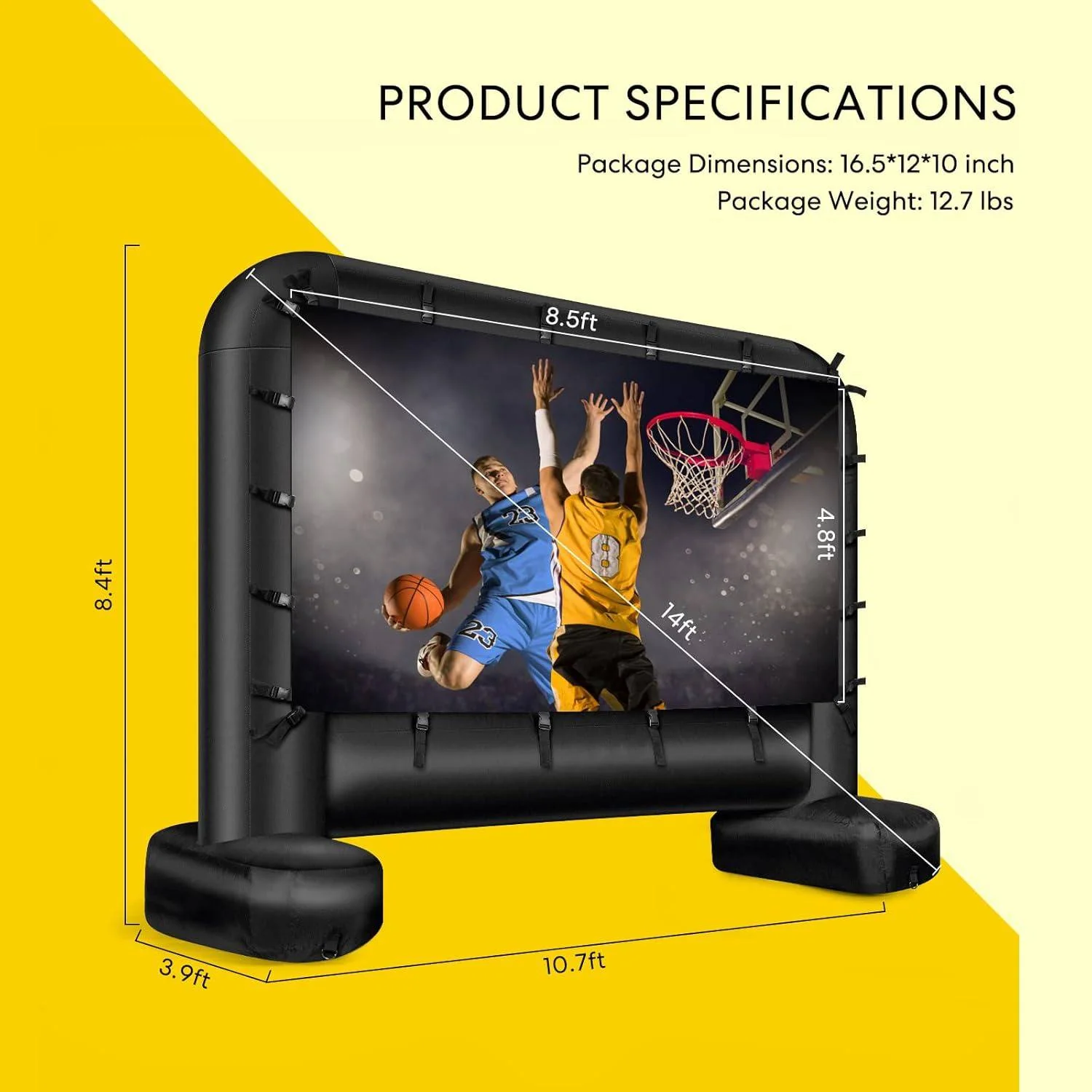 Outdoor Movie Screen And Projector - Image 7