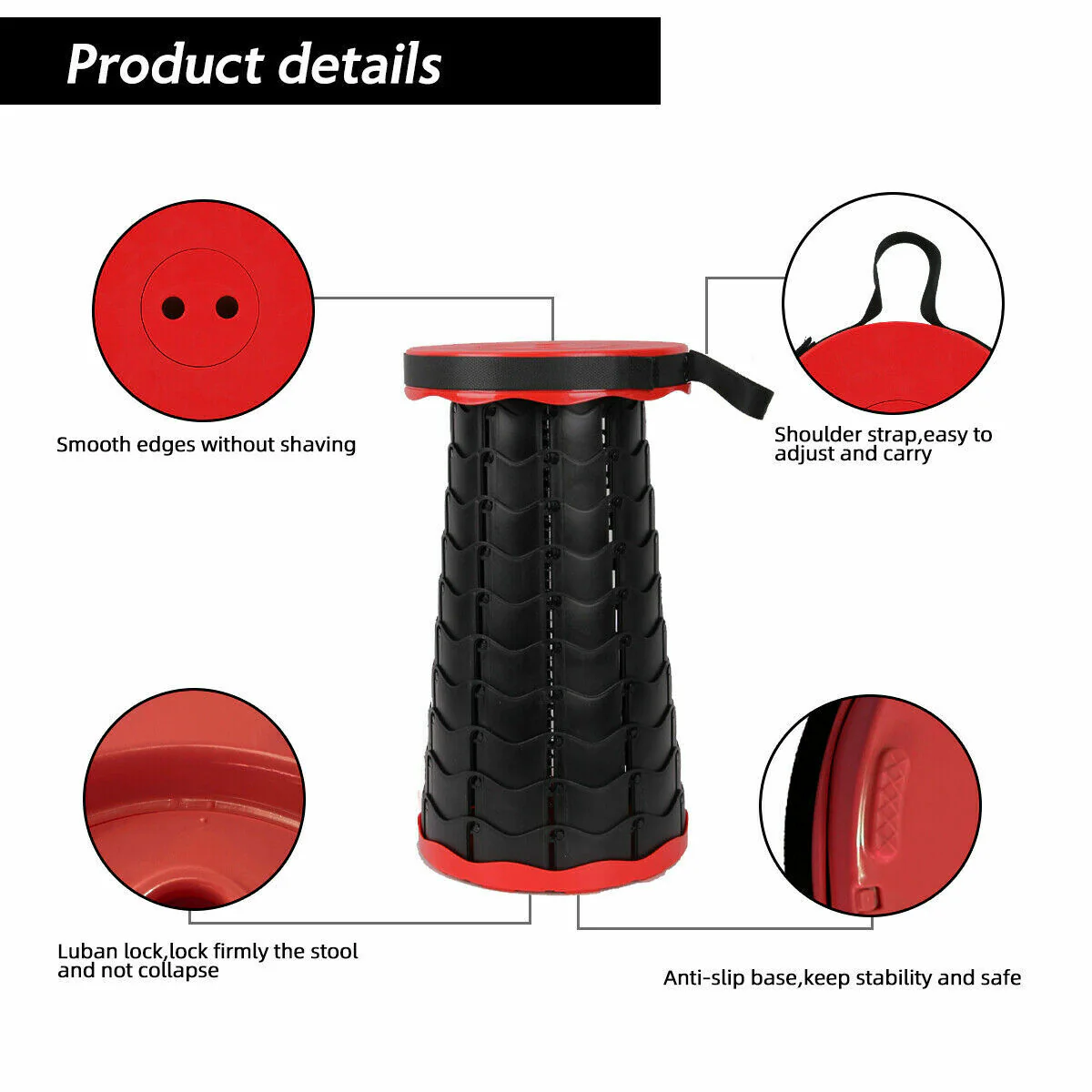 Outdoor Retractable Folding Chair - Image 4
