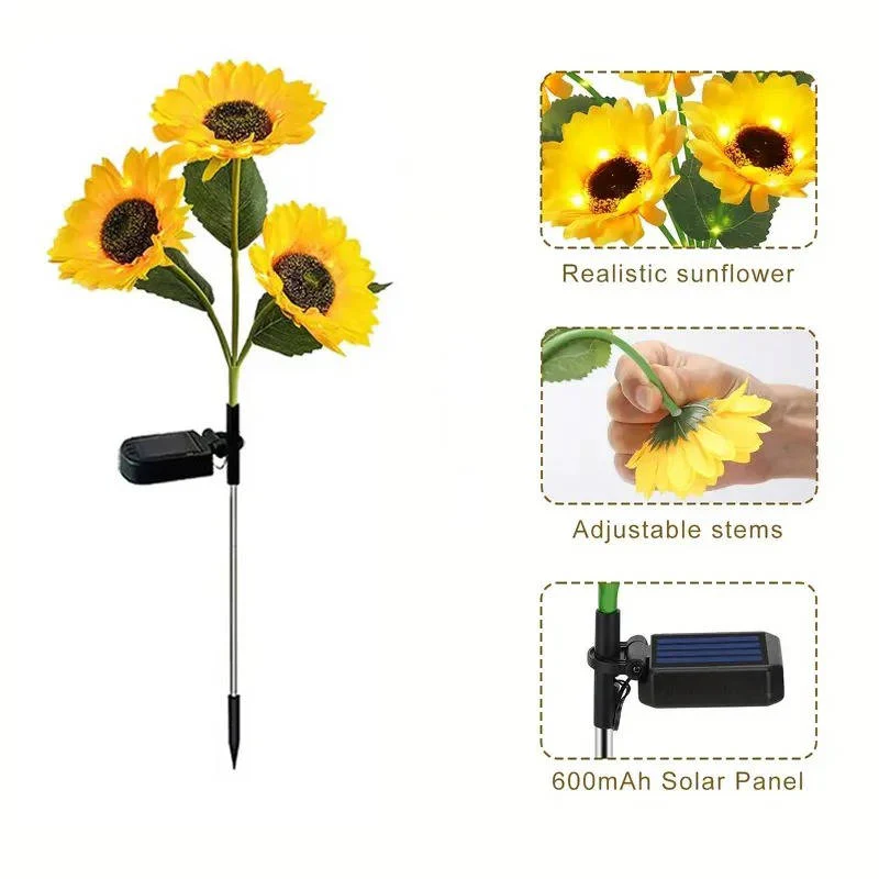 Outdoor Solar Simulation Sunflower Light - Image 6