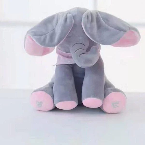 Peek-a-boo Elephant Plush Toy - Image 2