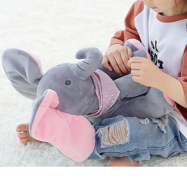 Peek-a-boo Elephant Plush Toy - Image 5