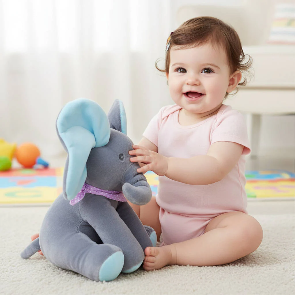 Peek a boo Talking Elephant toy - Image 2