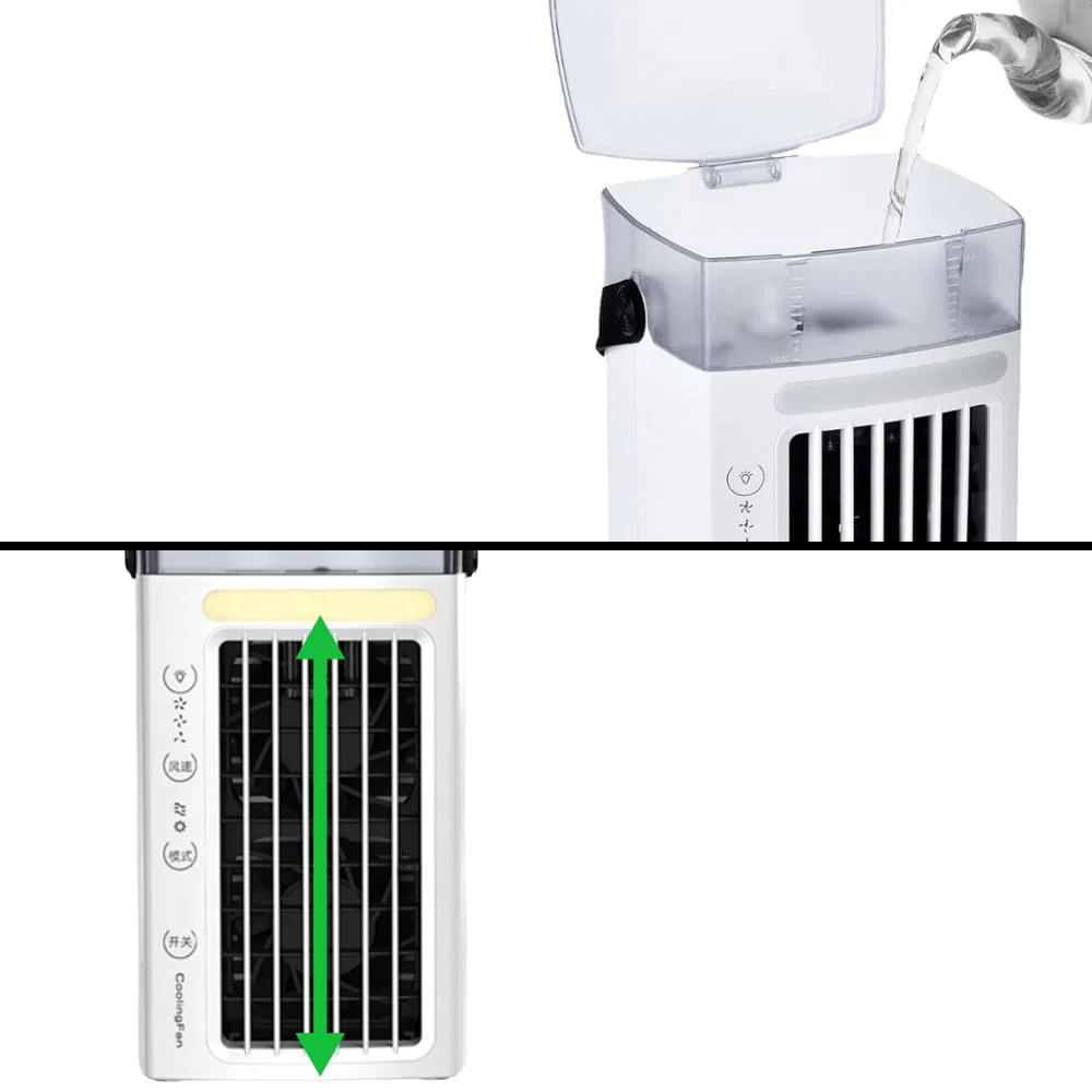 Personal Portable Air Conditioner Mini Air Cooler Fan - Image 3
