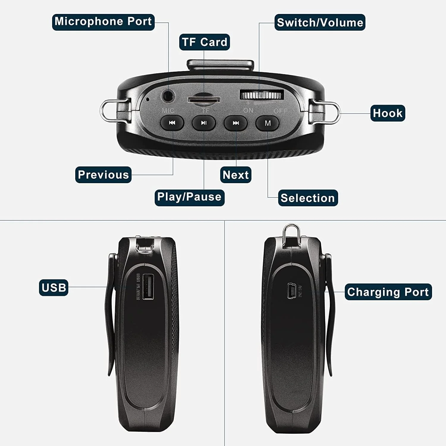Personal Voice Amplifier For Teachers And Elderly - Image 2