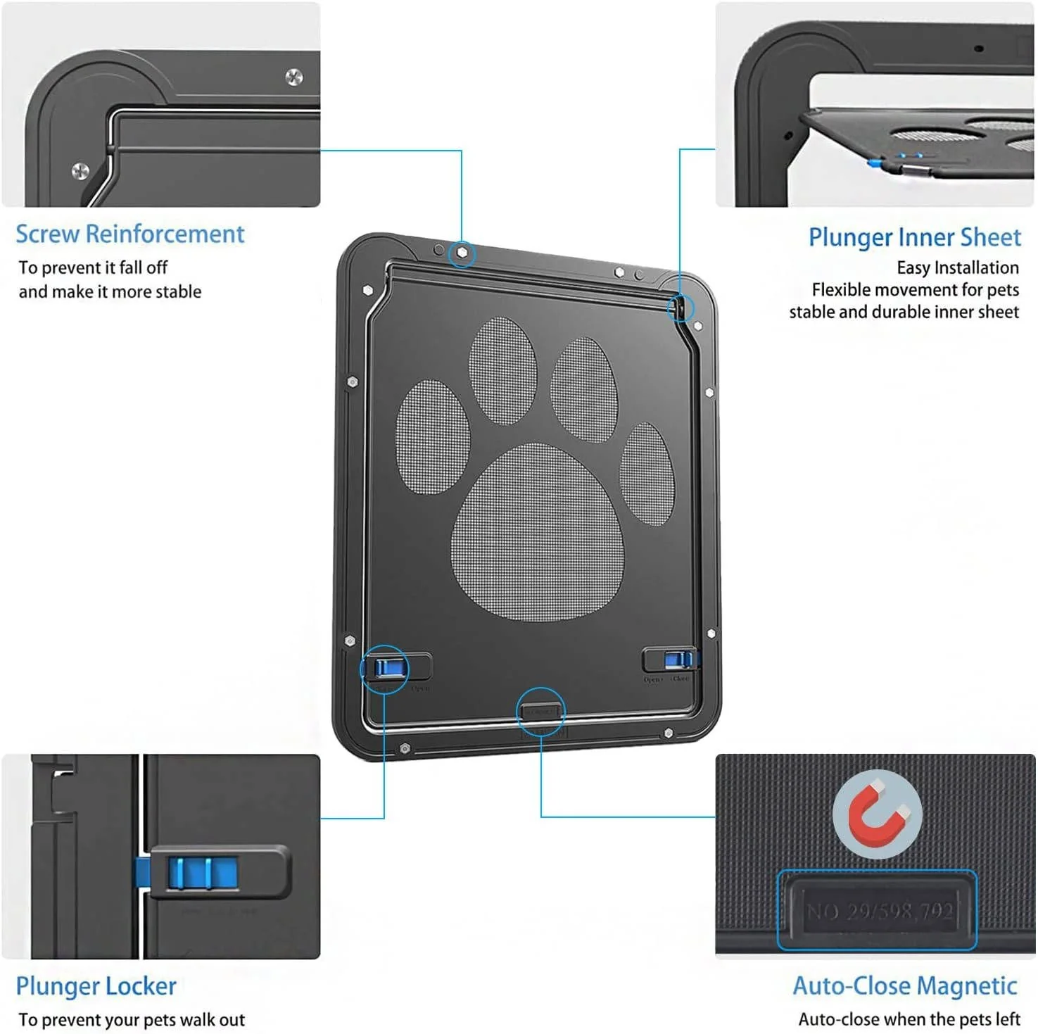 Pet Screen Door For Dogs And Cats - Image 4