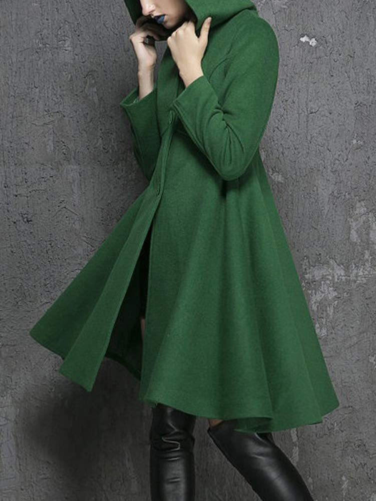 Plain Coat with Simple Button - Image 6