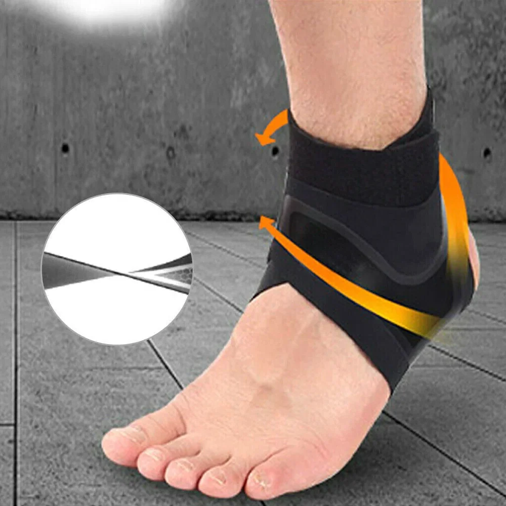 Plantar Ankle X Wrap Brace Support Compression Sleeve - Image 5
