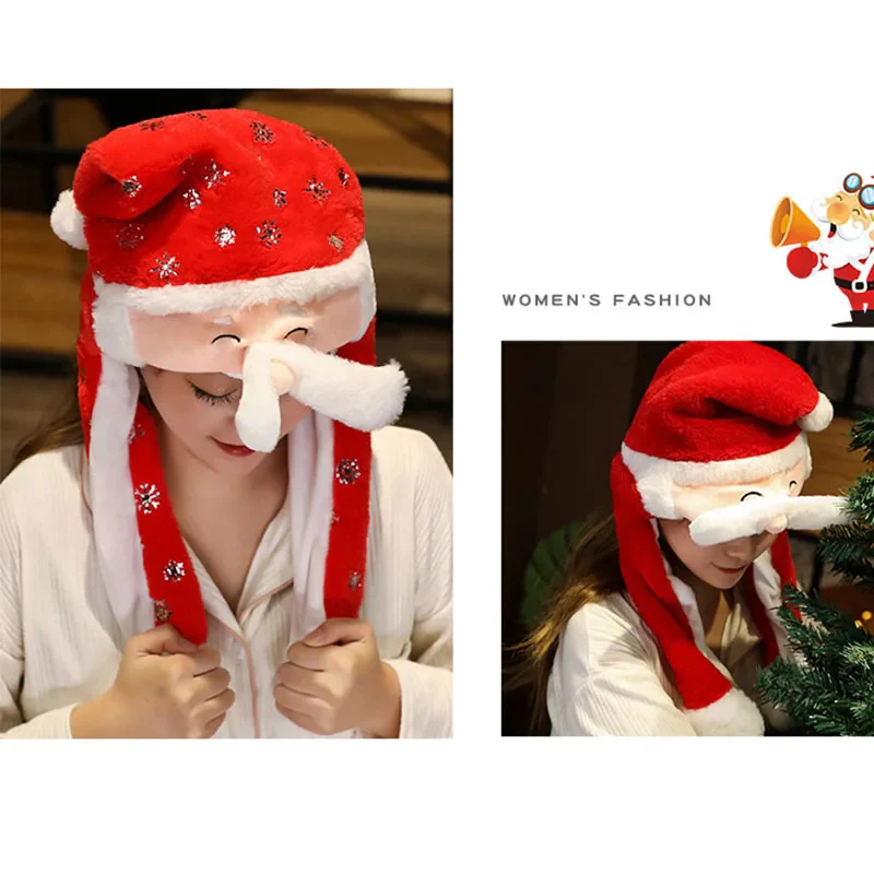 Plush Christmas Hat Party Accessory - Image 2