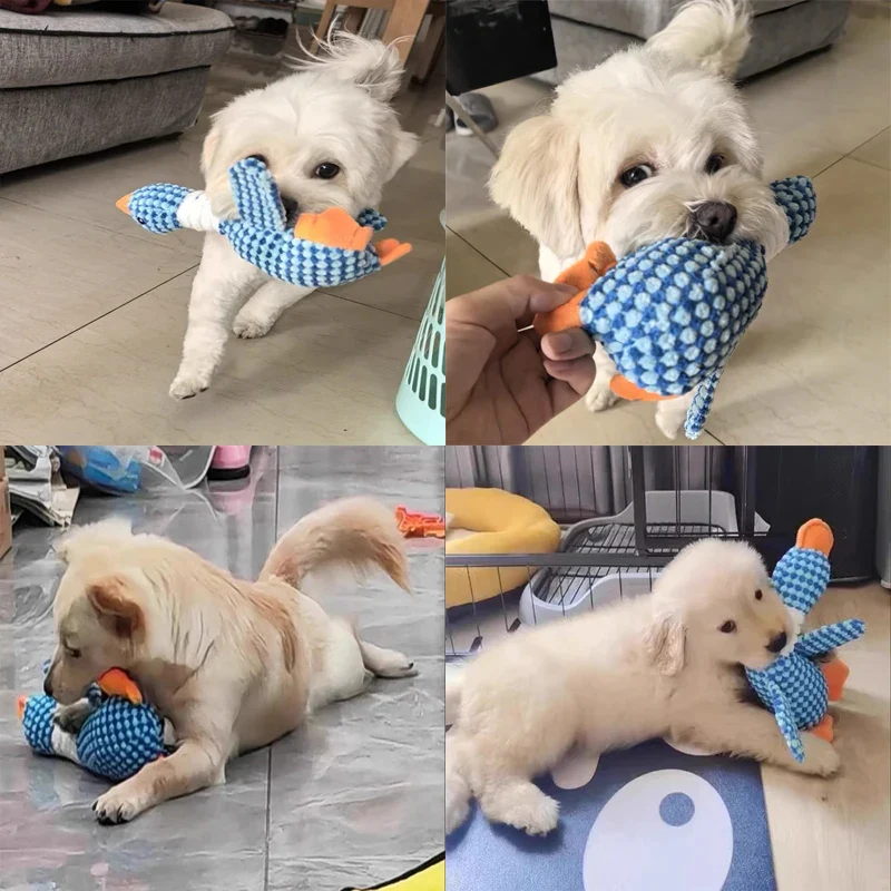 Plush Dog Chew Toy with Squeaker - Image 2