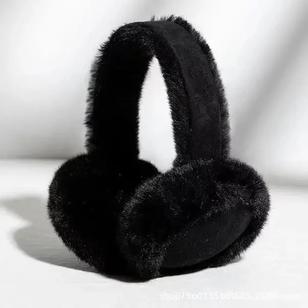 Plush Ear Muffs Winter Headband - Image 5